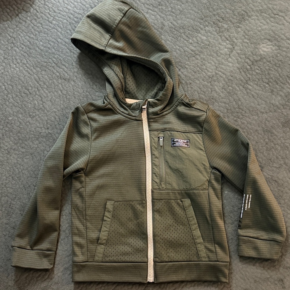 Athletic Works Olive Green Kids Hoodie